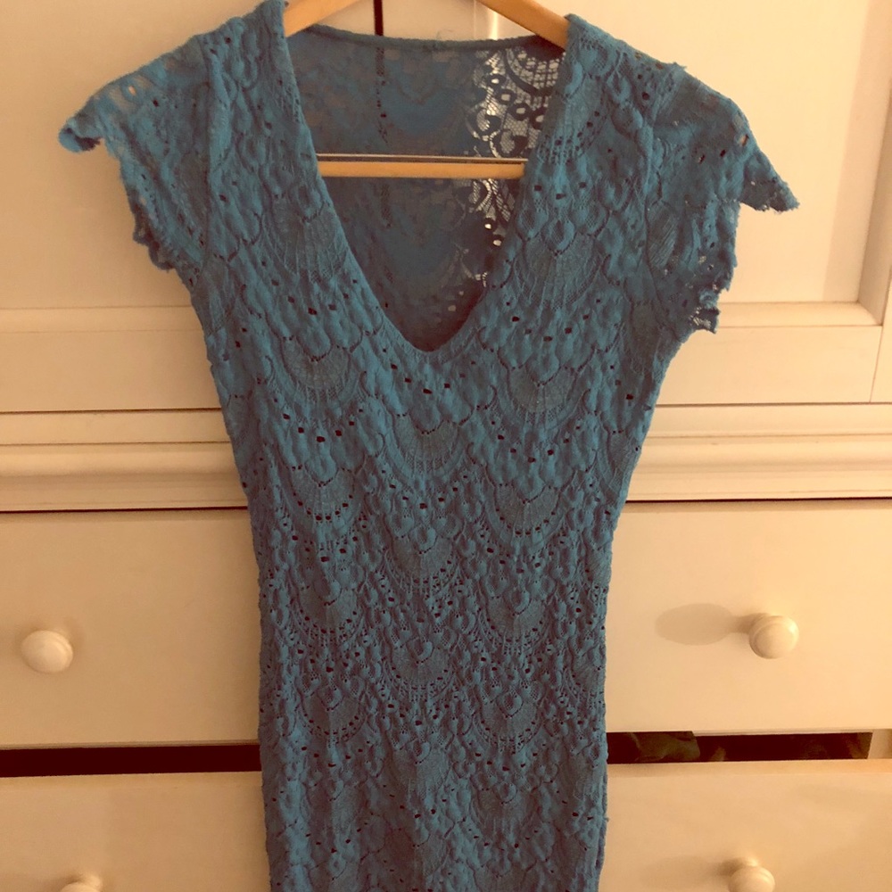 blue nightcap dress
